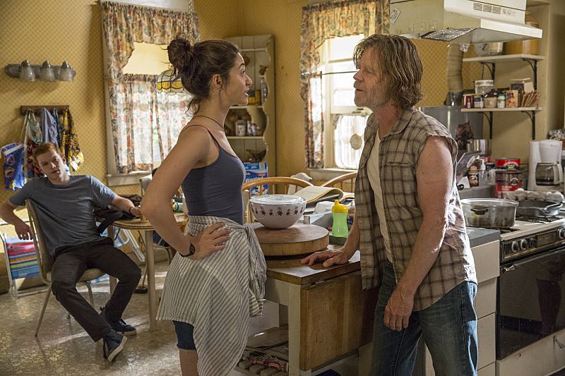 Emmy Rossum as Fiona Gallagher and William H. Macy as Frank Gallagher in Shameless (Season 7, episode 2) - Photo: Cliff Lipson/SHOWTIME - Photo ID: shameless_702_0104