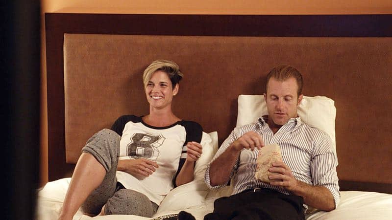 Danny And His Sister guest star Missy Peregrym On Hawaii Five 0 "Ka Luhi" -- Five-0 investigates the 10-year-old cold case of a missing teen when a boy suffering from PTSD undergoes hypnosis and realizes he may have witnessed her murder. Also, Danny's sister, Bridget (guest star Missy Peregrym), visits Oahu for a business conference, and he suspects that she may be getting too close to a co-worker, on HAWAII FIVE-0, Friday, Dec. 9 (9:00-10:00 PM, ET/PT), on the CBS Television Network. Pictured left to right: Missy Peregrym as Bridget and Scott Caan as Danny "Danno" Williams. Photo: Norman Shapiro/CBSé2016 CBS Broadcasting, Inc. All Rights Reserved