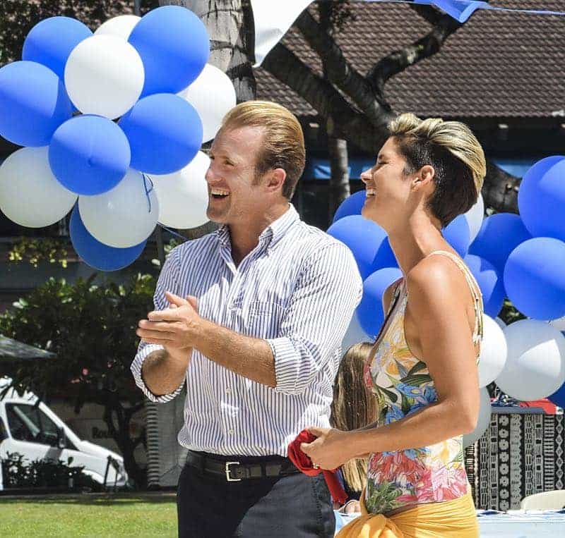 Missy Peregrym Hawaii Five 0 "Ka Luhi" -- Five-0 investigates the 10-year-old cold case of a missing teen when a boy suffering from PTSD undergoes hypnosis and realizes he may have witnessed her murder. Also, Danny's sister, Bridget (guest star Missy Peregrym), visits Oahu for a business conference, and he suspects that she may be getting too close to a co-worker, on HAWAII FIVE-0, Friday, Dec. 9 (9:00-10:00 PM, ET/PT), on the CBS Television Network. Pictured left to right: Scott Caan as Danny "Danno" Williams and Missy Peregrym as Bridget. Photo: Norman Shapiro/CBSé2016 CBS Broadcasting, Inc. All Rights Reserved ("Ka Luhi" is Hawaiian for "The Burden")