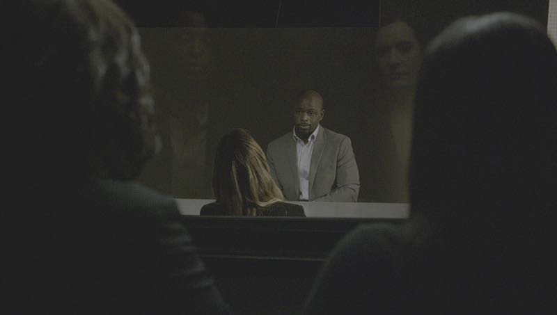 "Mirror Image" -- The BAU team opens an investigation when a man who fully believes he's Dr. Tara Lewis' (Aisha Tyler) brother arrives in town, knowing everything about her and her family, and she is unable to make contact with her real sibling, on CRIMINAL MINDS, Wednesday, Nov. 30 (9:00-10:00 PM, ET/PT), on the CBS Television Network. Series star Joe Mantegna directed the episode. Pictured: Aisha Tyler (Dr. Tara Lewis), Alimi Ballard (Desmond Holt), Paget Brewster (Emily Prentiss) Photo: CBS é2016 CBS Broadcasting, Inc. All Rights Reserved