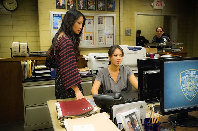 Elementary "Bang Bang Shoot Chute" Pictured (l-r) Lucy Liu as Joan Watson and Samantha Quan as Lin Wen "Bang Bang Shoot Chute" -- Holmes and Watson search for two murderers after a base jumper is shot out of the sky by one killer, and has his parachute sabotaged by another. Also, after Joan's sister, Lin (Samantha Quan), thinks she sees Shinwell with a member of his old gang, Joan takes drastic measures to make sure he won't be drawn back into a life of crime, on ELEMENTARY, Sunday, Nov. 20 (10:30-11:30 PM, ET/10:00-11:00 PM, PT) on the CBS Television Network. Pictured (l-r) Lucy Liu as Joan Watson and Samantha Quan as Lin Wen Photo: JEFF NEIRA/CBS é2016 CBS Broadcasting, Inc. All Rights Reserved
