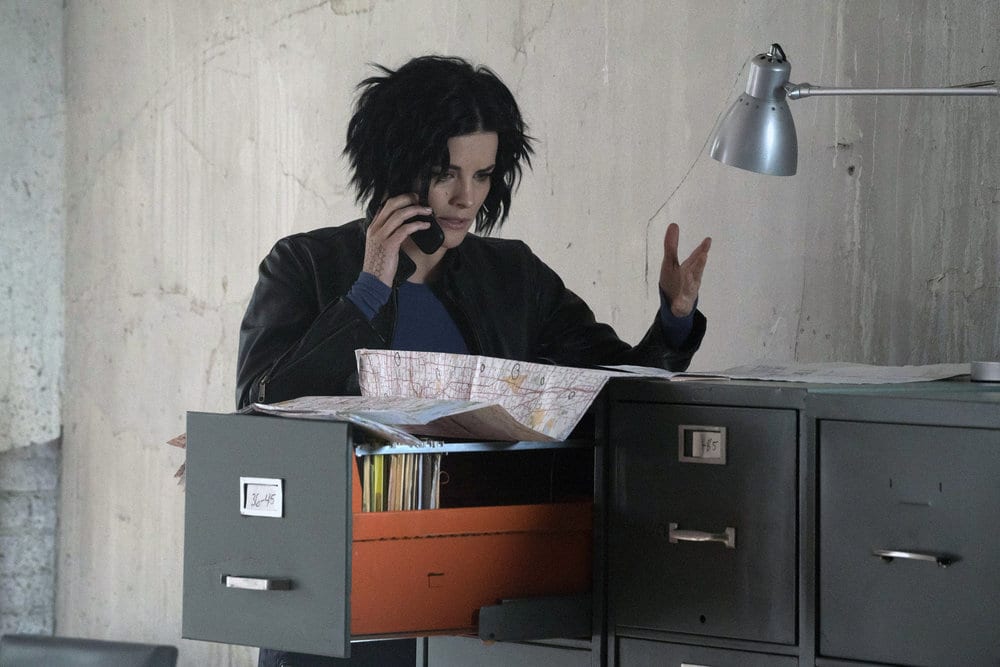 BLINDSPOT -- "Why Let Cooler Pasture Deform" Episode 209 -- Pictured: Jaimie Alexander as Jane Doe -- (Photo by: Virginia Sherwood/NBC) BLINDSPOT -- "Why Let Cooler Pasture Deform" Episode 209 -- Pictured: Jaimie Alexander as Jane Doe -- (Photo by: Virginia Sherwood/NBC)