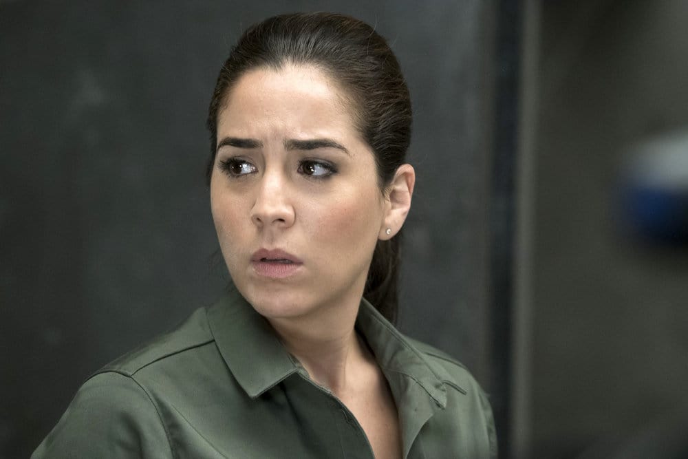 BLINDSPOT -- "Why Let Cooler Pasture Deform" Episode 209 -- Pictured: Audrey Esparza as Tasha Zapata -- (Photo by: Virginia Sherwood/NBC)