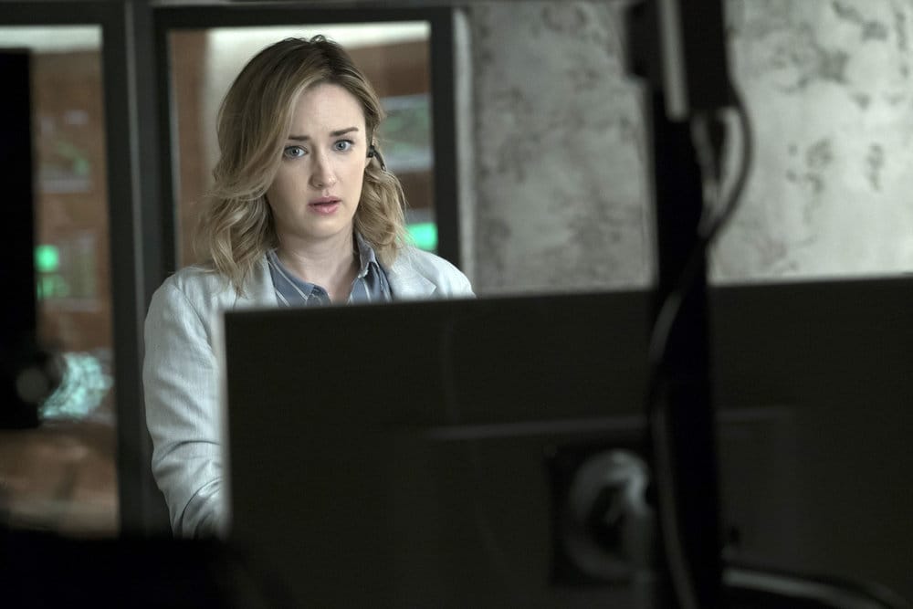 BLINDSPOT -- "Why Let Cooler Pasture Deform" Episode 209 -- Pictured: Ashley Johnson as Patterson -- (Photo by: Virginia Sherwood/NBC)