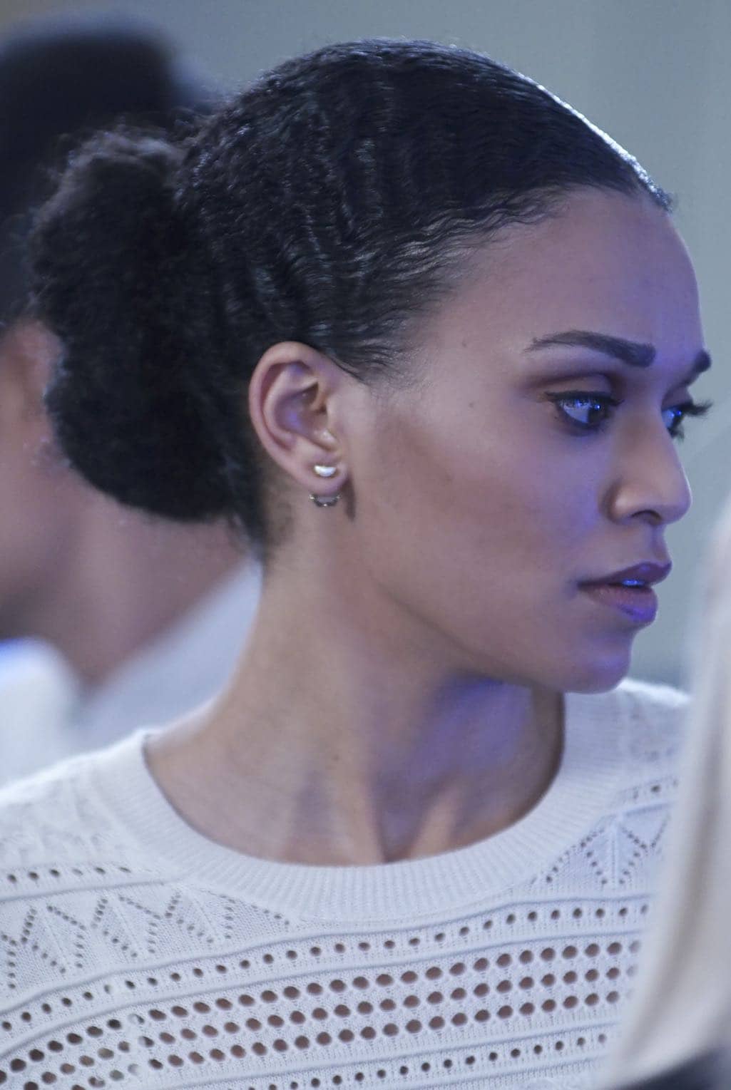 QUANTIZE - "AQUILINE" - At the Farm, the trainees learn their next task is to decide on a drone strike, which triggers Alex's memories of Simon's sacrifice. Meanwhile, Shelby and Leon's relationship reaches the next level, and Nimah advises Alex and Ryan not to trust Harry. In the future, Alex questions if she can trust Lydia, leading to combat between the two, on "Quantico," airing SUNDAY, NOVEMBER 6 (10:00-11:00 p.m. EST), on the ABC Television Network. (ABC/Nicole Rivelli) PEARL THUSI