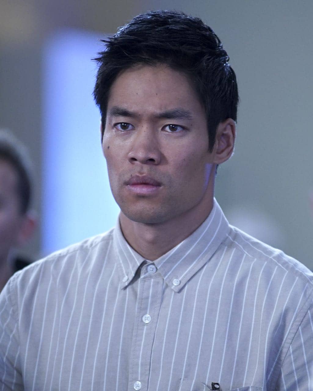 QUANTIZE - "AQUILINE" - At the Farm, the trainees learn their next task is to decide on a drone strike, which triggers Alex's memories of Simon's sacrifice. Meanwhile, Shelby and Leon's relationship reaches the next level, and Nimah advises Alex and Ryan not to trust Harry. In the future, Alex questions if she can trust Lydia, leading to combat between the two, on "Quantico," airing SUNDAY, NOVEMBER 6 (10:00-11:00 p.m. EST), on the ABC Television Network. (ABC/Nicole Rivelli) DAVID LIM