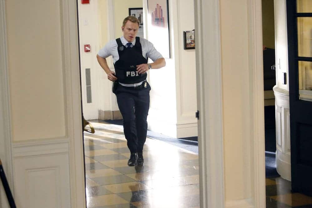 THE BLACKLIST -- "Lipet's Seafood Company #111" Episode 409 -- Pictured: Diego Klattenhoff as Donald Ressler THE BLACKLIST -- "Lipet's Seafood Company #111" Episode 409 -- Pictured: Diego Klattenhoff as Donald Ressler