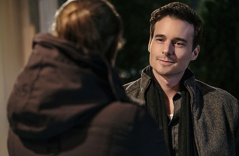 Frequency -- "Interference" -- Image Number: FQ108A_0349.jpg -- Pictured (L-R): Peyton List as Raimy and Daniel Bonjour as Daniel -- Photo: Robert Falconer/The CW -- é 2016 The CW Network, LLC. All rights reserved.