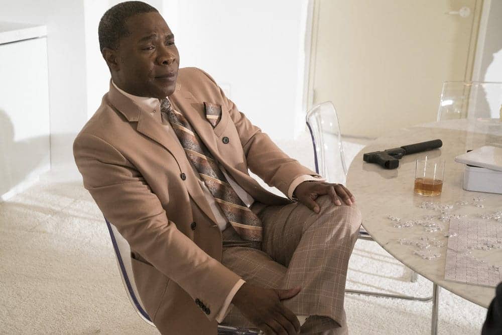THE BLACKLIST -- "The Forecaster: #163" Episode 410 -- Pictured: Michael Potts as Iniko -- (Photo by: Virginia Sherwood/NBC) THE BLACKLIST -- "The Forecaster: #163" Episode 410 -- Pictured: Michael Potts as Iniko -- (Photo by: Virginia Sherwood/NBC)