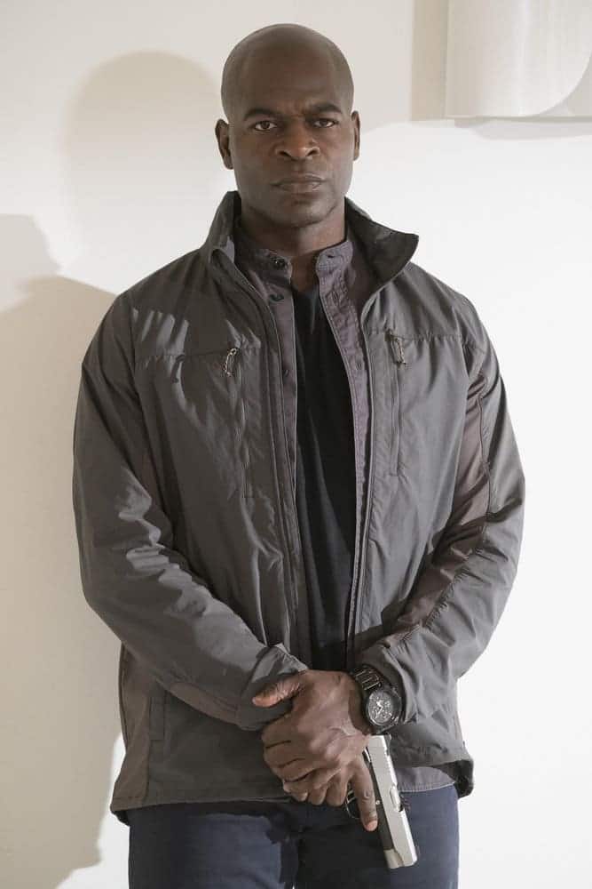 THE BLACKLIST -- "The Forecaster: #163" Episode 410 -- Pictured: Hisham Tawfiq as Dembe Zuma -- (Photo by: Virginia Sherwood/NBC) THE BLACKLIST -- "The Forecaster: #163" Episode 410 -- Pictured: Hisham Tawfiq as Dembe Zuma -- (Photo by: Virginia Sherwood/NBC)