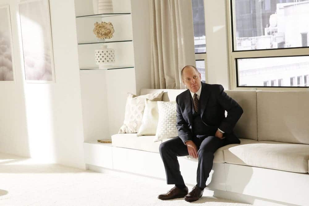 THE BLACKLIST -- "The Forecaster: #163" Episode 410 -- Pictured: James Spader as Raymond "Red" Reddington -- (Photo by: Will Hart/NBC) THE BLACKLIST -- "The Forecaster: #163" Episode 410 -- Pictured: James Spader as Raymond "Red" Reddington -- (Photo by: Will Hart/NBC)
