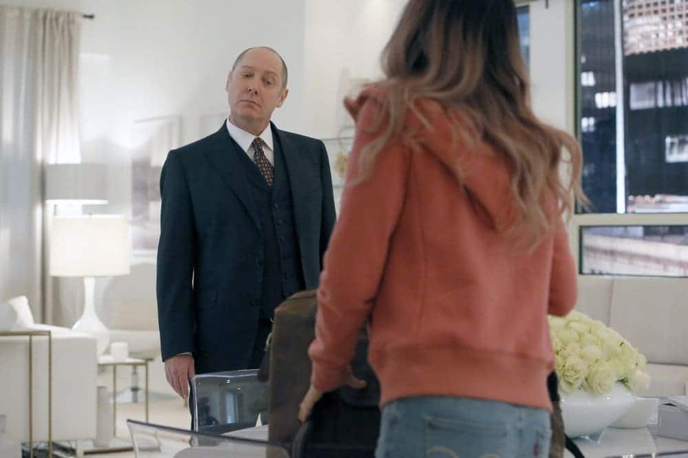 THE BLACKLIST -- "The Forecaster: #163" Episode 410 -- Pictured: James Spader as Raymond "Red" Reddington -- (Photo by: Will Hart/NBC) THE BLACKLIST -- "The Forecaster: #163" Episode 410 -- Pictured: James Spader as Raymond "Red" Reddington -- (Photo by: Will Hart/NBC)