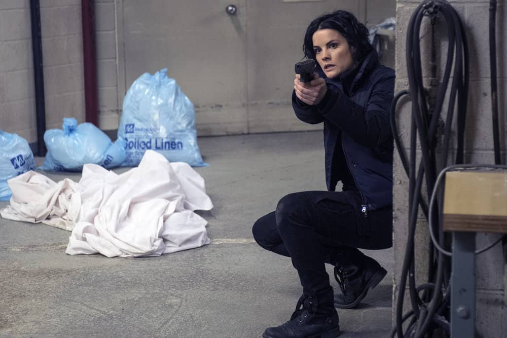 BLINDSPOT -- "Evil Did I Dwell, Lewd Did I Live" Episode 216 -- Pictured: Jaimie Alexander as Jane Doe BLINDSPOT -- "Evil Did I Dwell, Lewd Did I Live" Episode 216 -- Pictured: Jaimie Alexander as Jane Doe