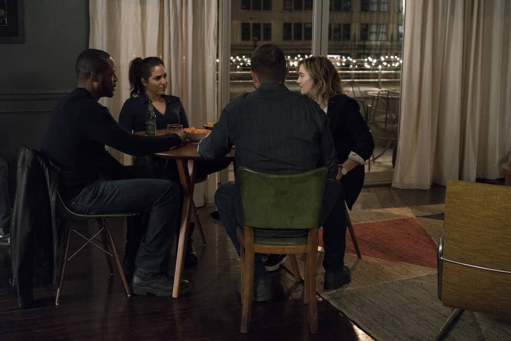 BLINDSPOT -- "Evil Did I Dwell, Lewd Did I Live" Episode 216 -- Pictured: (l-r) Rob Brown as Edgar Reed, Audrey Esparza as Tasha Zapata, Ashley Johnson as Patterson BLINDSPOT -- "Evil Did I Dwell, Lewd Did I Live" Episode 216 -- Pictured: (l-r) Rob Brown as Edgar Reed, Audrey Esparza as Tasha Zapata, Ashley Johnson as Patterson