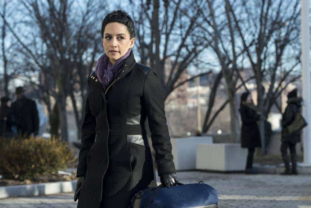 BLINDSPOT -- "Evil Did I Dwell, Lewd Did I Live" Episode 216 -- Pictured: Archie Panjabi as Nas Kamal BLINDSPOT -- "Evil Did I Dwell, Lewd Did I Live" Episode 216 -- Pictured: Archie Panjabi as Nas Kamal