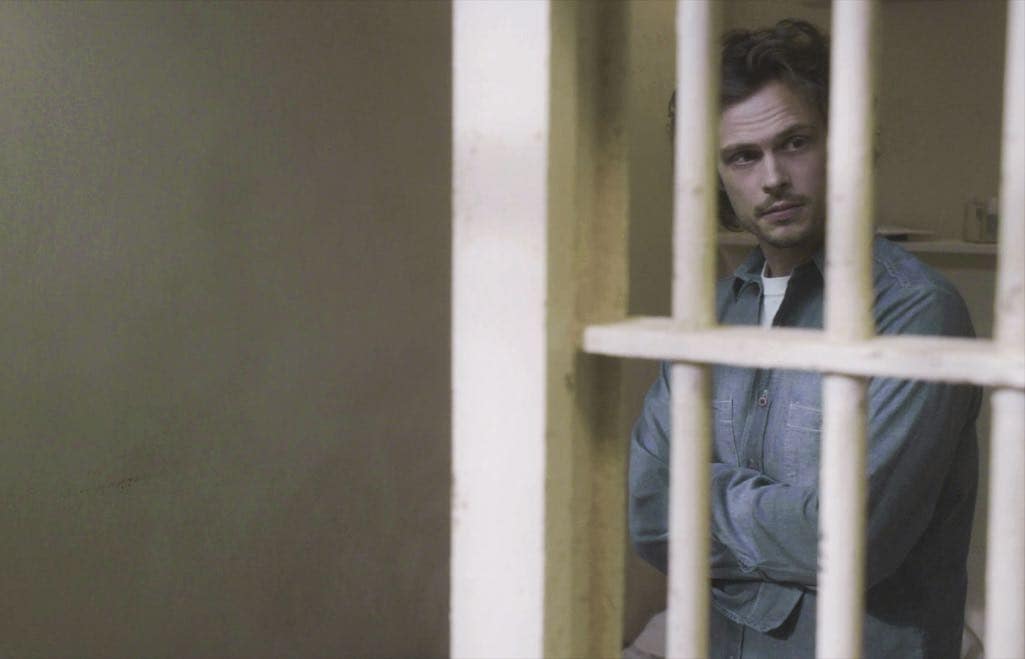 Matthew Gray Gubler (Dr. Spencer Reid) In Prison On Criminal Minds Matthew Gray Gubler (Dr. Spencer Reid) In Prison On Criminal Minds