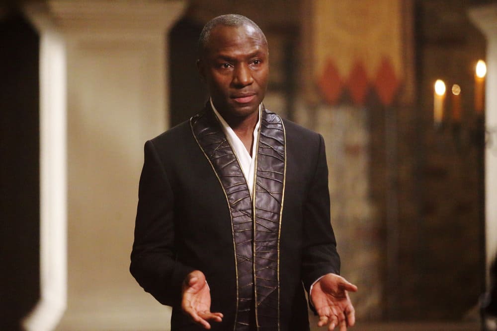 DARK MATTER -- "Welcome To The Revolution" Episode 303 -- Pictured: Andrew Moodie as Teku Fonsei DARK MATTER -- "Welcome To The Revolution" Episode 303 -- Pictured: Andrew Moodie as Teku Fonsei