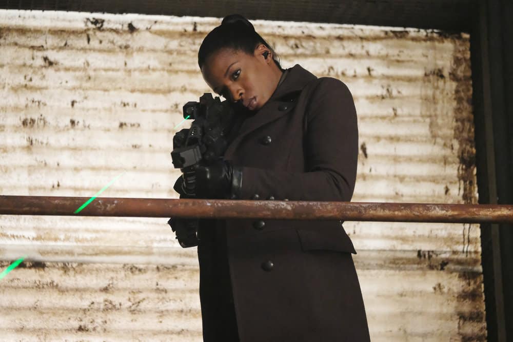 DARK MATTER -- "Welcome To The Revolution" Episode 303 -- Pictured: Ayisha Issa as Solara Shockely DARK MATTER -- "Welcome To The Revolution" Episode 303 -- Pictured: Ayisha Issa as Solara Shockely