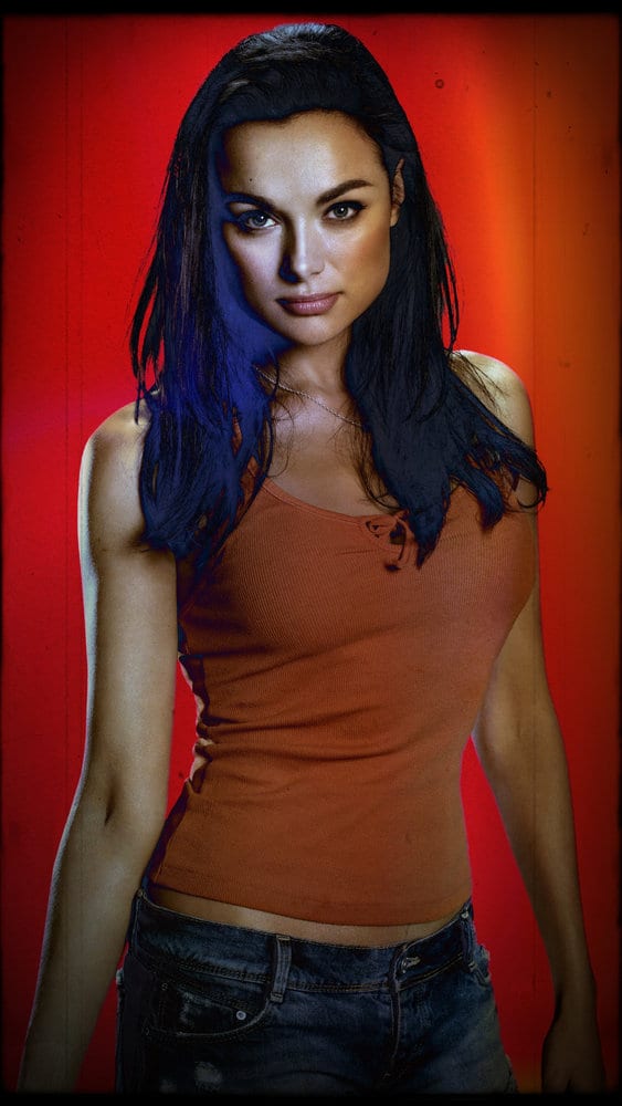 BLOOD DRIVE -- Season:1 -- Pictured: Christina Ochoa as Grace -- (Photo by: David Bloomer/Syfy) BLOOD DRIVE -- Season:1 -- Pictured: Christina Ochoa as Grace -- (Photo by: David Bloomer/Syfy)