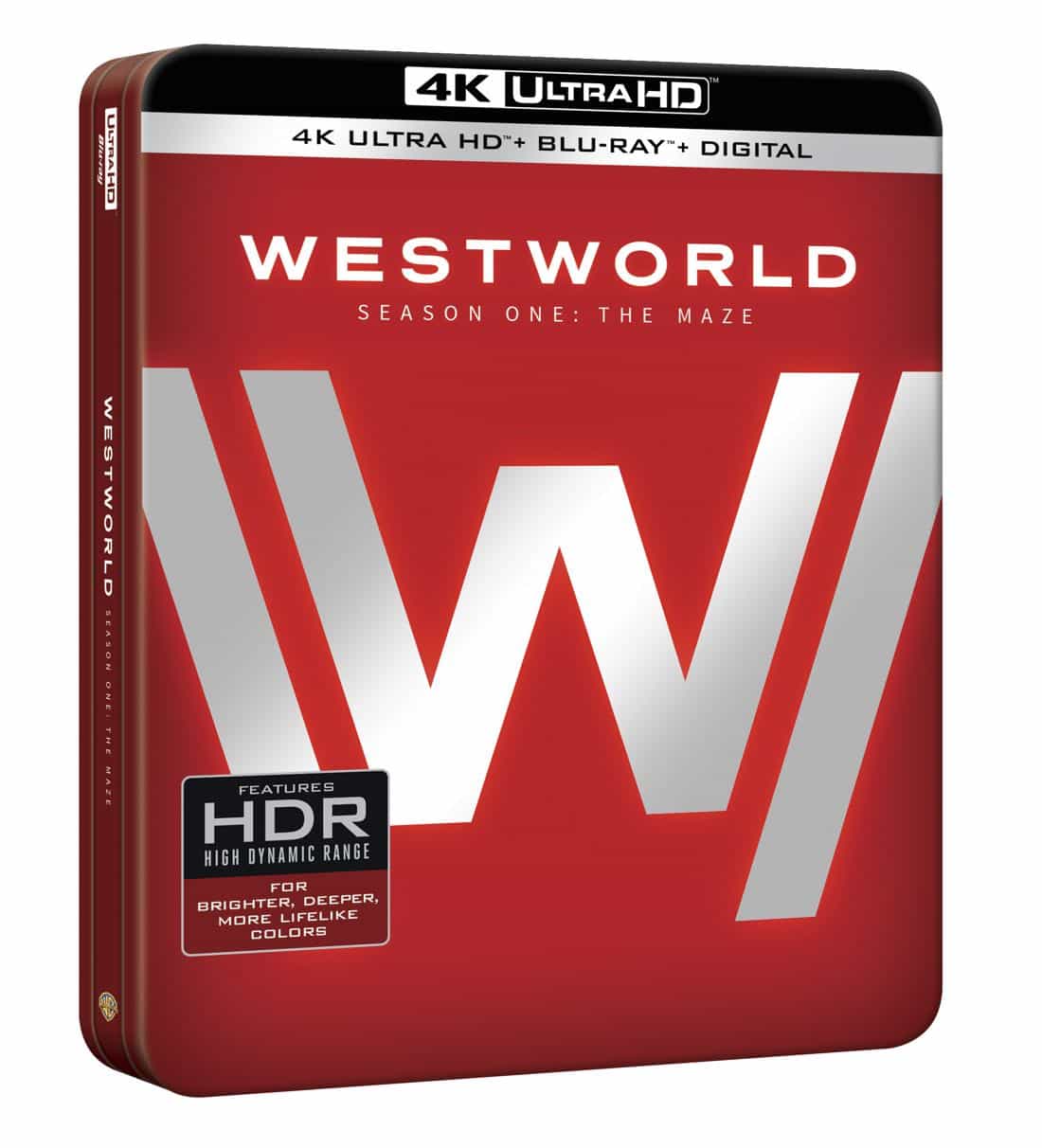 Westworld Season 1 4K Ultra HD Blu-ray + Digital Cover Westworld Season 1 4K Ultra HD Blu-ray + Digital Cover