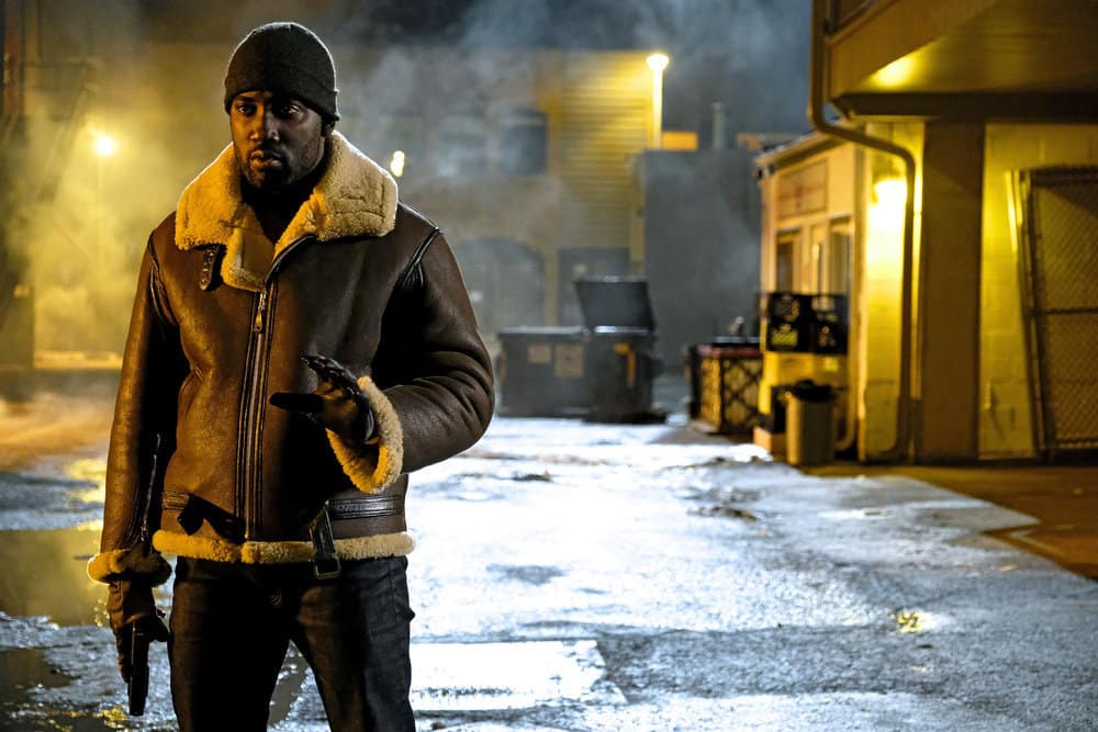 WYNONNA EARP -- "Whiskey Lullaby" Episode 206 -- Pictured: Shamier Anderson as Agent Dolls WYNONNA EARP -- "Whiskey Lullaby" Episode 206 -- Pictured: Shamier Anderson as Agent Dolls
