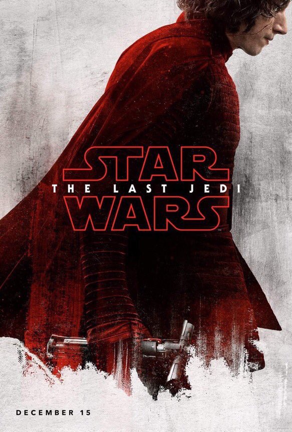 STAR WARS THE LAST JEDI Character Poster Kylo Ren Adam Driver STAR-WARS-THE-LAST-JEDI-Character-Poster-Kylo-Ren-Adam-Driver
