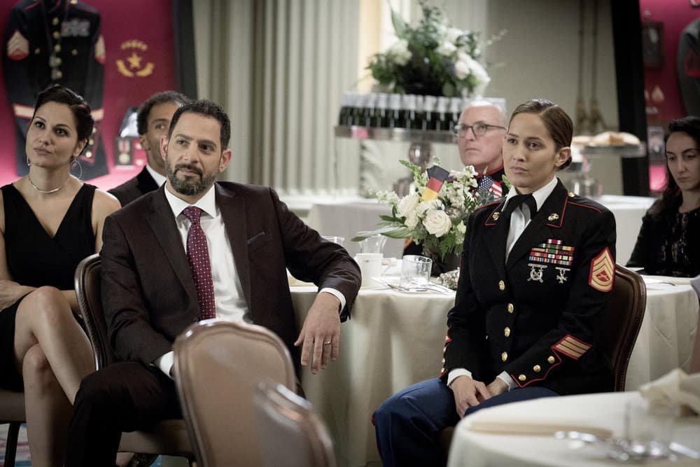 SHOOTER -- "The Hunting Party" Episode 201 -- Pictured: Jaina Lee Ortiz as Angela Tio SHOOTER -- "The Hunting Party" Episode 201 -- Pictured: Jaina Lee Ortiz as Angela Tio