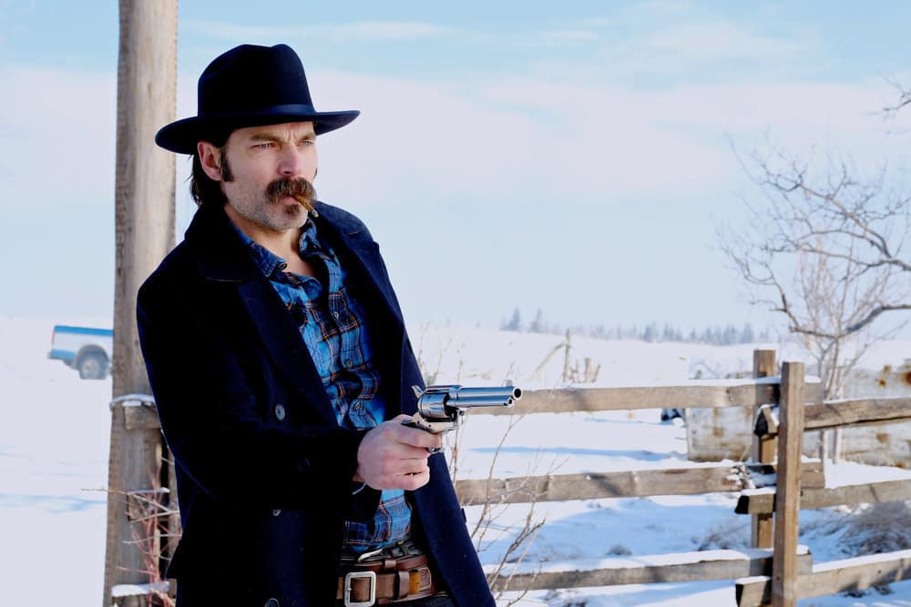 WYNONNA EARP -- "Everybody Knows" Episode 207 -- Pictured: Tim Rozon as Doc Holliday WYNONNA EARP -- "Everybody Knows" Episode 207 -- Pictured: Tim Rozon as Doc Holliday