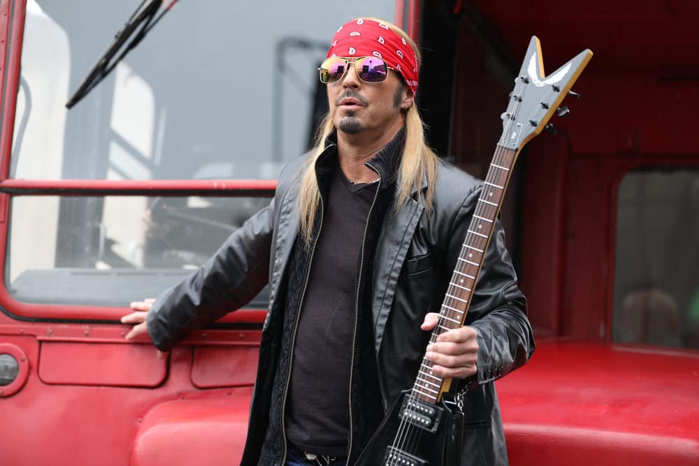 SHARKNADO 5: GLOBAL SWARMING -- Pictured: Bret Michaels as Himself -- (Photo by: Jon Jones/Acme Holding Company/Syfy)