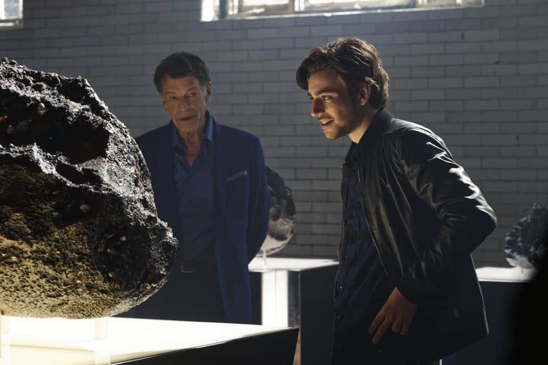 "Chip Off the Ol' Block" - Darius recruits Grace, Harris and Liam for a dangerous mission, and Jillian confronts Liam about his secret, on SALVATION, Wednesday, August 9 (9:00-10:00, ET/PT). Pictured: John Noble, Charlie Rowe. Photo: Ben Mark Holzberg/CBS ©2017 CBS Broadcasting Inc. All Rights Reserved