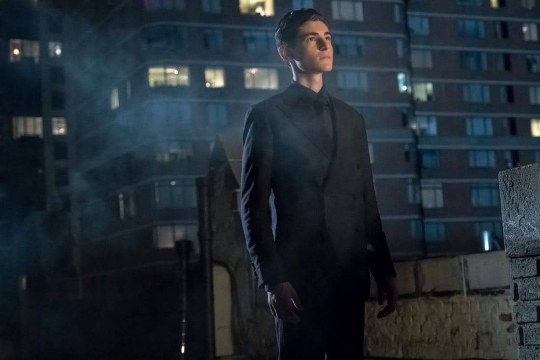 GOTHAM: David Mazouz in the "Pax Penguina" season premiere episode of GOTHAM airing Thursday, Sept. 21 (8:00-9:01 PM ET/PT) on FOX. ©2017 Fox Broadcasting Co. Cr: Jeff Neumann/FOX. GOTHAM: David Mazouz in the "Pax Penguina" season premiere episode of GOTHAM airing Thursday, Sept. 21 (8:00-9:01 PM ET/PT) on FOX. ©2017 Fox Broadcasting Co. Cr: Jeff Neumann/FOX.