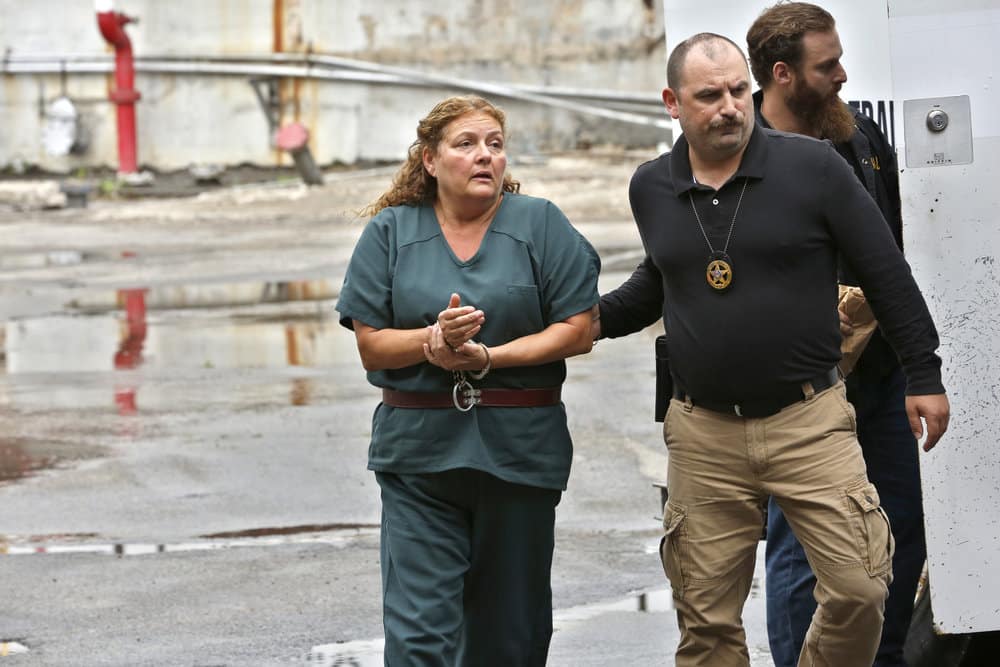 THE BLACKLIST -- "Smokey Putnam (#30)" Episode 501 -- Pictured: Aida Turturro as Hawkins -- (Photo by Will Hart/NBC)