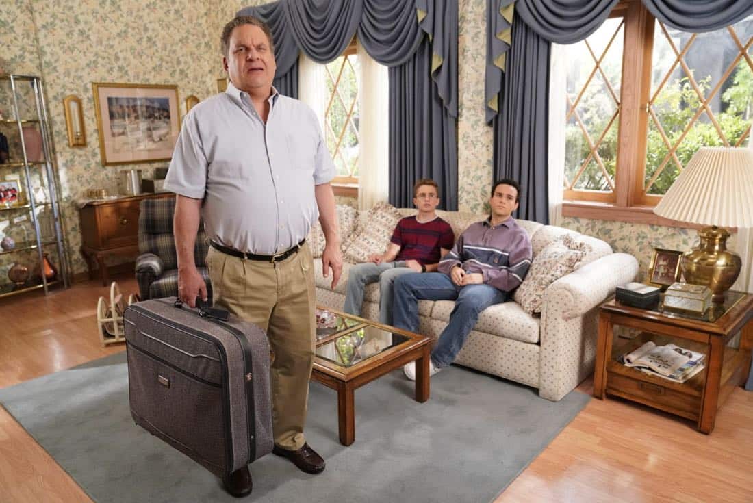 THE GOLDBERGS - "Weird Science" - Beverly and Murray move Erica into college where her roommate is also named Erica. Later, Beverly has a hard time letting go and ends up sleeping over in the dorm, much to Erica's dismay. Meanwhile, Adam tries to give Barry the perfect girlfriend, even trying to build one like in the movie "Weird Science," as he embarks into his senior year, on the season premiere of "The Goldbergs," WEDNESDAY, SEPTEMBER 27 (8:00-8:30 p.m. EDT), on The ABC Television Network. (ABC/Greg Gayne)