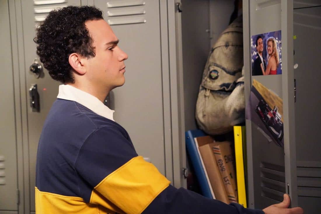 THE GOLDBERGS - "Weird Science" - Beverly and Murray move Erica into college where her roommate is also named Erica. Later, Beverly has a hard time letting go and ends up sleeping over in the dorm, much to Erica's dismay. Meanwhile, Adam tries to give Barry the perfect girlfriend, even trying to build one like in the movie "Weird Science," as he embarks into his senior year, on the season premiere of "The Goldbergs," WEDNESDAY, SEPTEMBER 27 (8:00-8:30 p.m. EDT), on The ABC Television Network. (ABC/Greg Gayne)