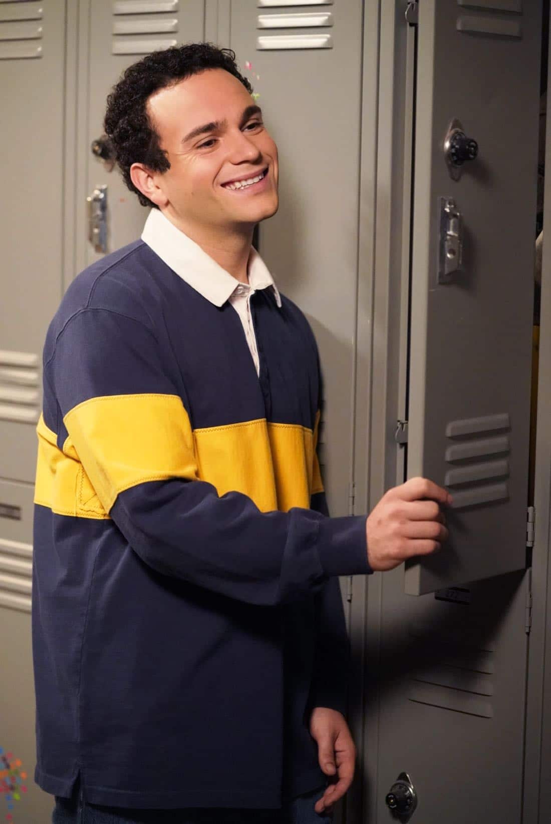 THE GOLDBERGS - "Weird Science" - Beverly and Murray move Erica into college where her roommate is also named Erica. Later, Beverly has a hard time letting go and ends up sleeping over in the dorm, much to Erica's dismay. Meanwhile, Adam tries to give Barry the perfect girlfriend, even trying to build one like in the movie "Weird Science," as he embarks into his senior year, on the season premiere of "The Goldbergs," WEDNESDAY, SEPTEMBER 27 (8:00-8:30 p.m. EDT), on The ABC Television Network. (ABC/Greg Gayne)