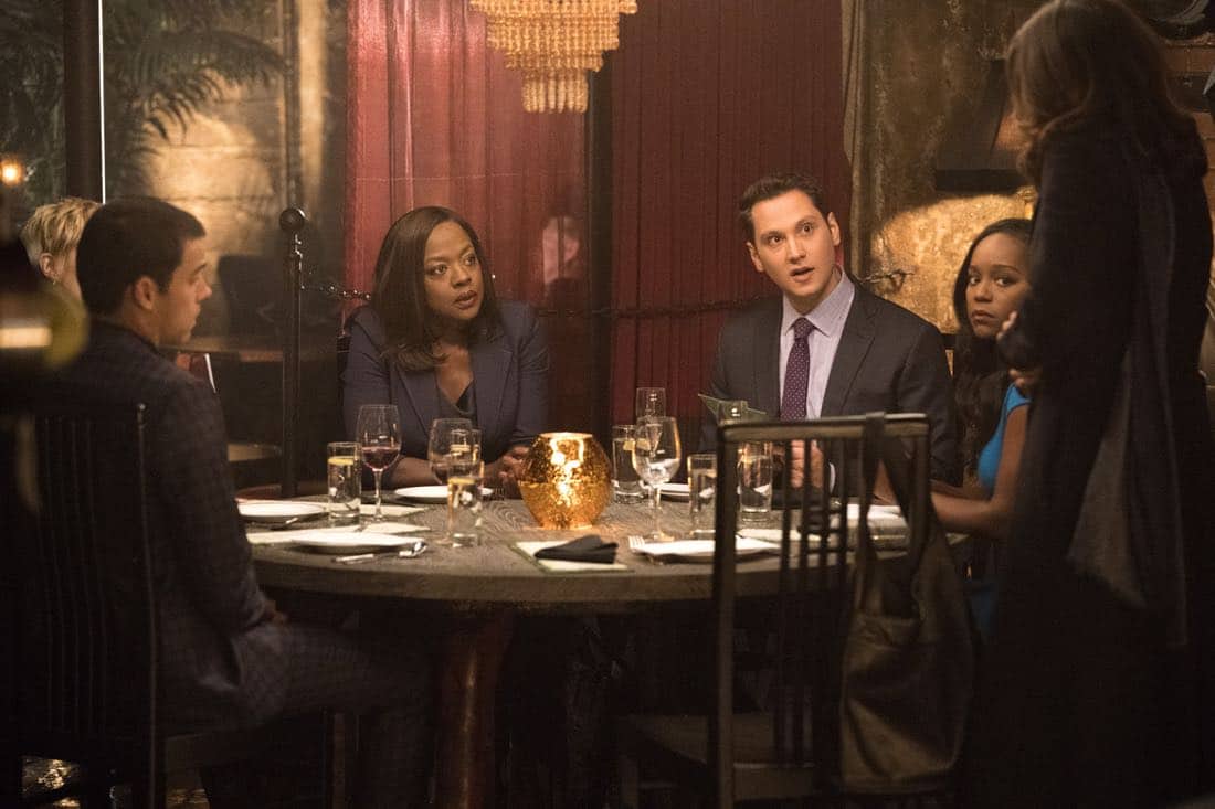 HOW TO GET AWAY WITH MURDER - "I'm Going Away" - In the wake of Wes' tragic death, Annalise returns to her family home to pick up the pieces of her shattered life, and realizes that, in order to rebuild, she must make a tough and shocking decision. Meanwhile, "the Keating 4" all face an uncertain future while Laurel becomes obsessed with finding out what actually happened to Wes the night he died. In a flash-forward, a terrifying crime is committed and everyone is a suspect on the highly anticipated season four premiere of "How to Get Away with Murder," THURSDAY, SEPTEMBER 28 (10:00-11:00 p.m. EDT), on The ABC Television Network. (ABC/Mitch Haaseth)