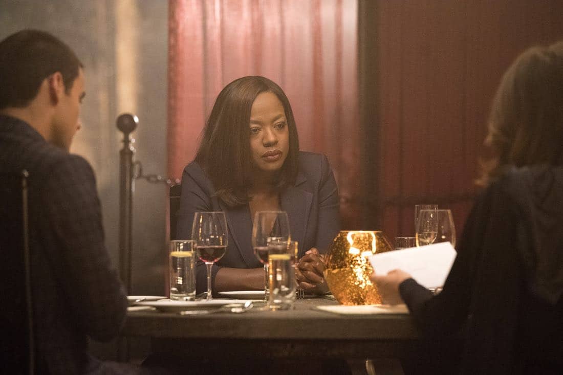 HOW TO GET AWAY WITH MURDER - "I'm Going Away" - In the wake of Wes' tragic death, Annalise returns to her family home to pick up the pieces of her shattered life, and realizes that, in order to rebuild, she must make a tough and shocking decision. Meanwhile, "the Keating 4" all face an uncertain future while Laurel becomes obsessed with finding out what actually happened to Wes the night he died. In a flash-forward, a terrifying crime is committed and everyone is a suspect on the highly anticipated season four premiere of "How to Get Away with Murder," THURSDAY, SEPTEMBER 28 (10:00-11:00 p.m. EDT), on The ABC Television Network. (ABC/Mitch Haaseth)