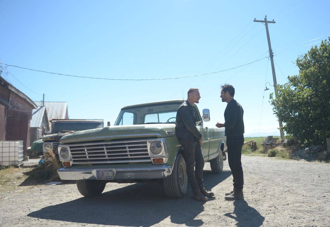 THE EXORCIST: L-R: Ben Daniels and Alfonso Herrera in the "Janus" season premiere episode of THE EXORCIST airing Friday, Sept. 29 (9:00-10:00 PM ET/PT) on FOX. ©Fox Broadcasting Co. Cr: Sergei Bachlakov/FOX THE EXORCIST: L-R: Ben Daniels and Alfonso Herrera in the "Janus" season premiere episode of THE EXORCIST airing Friday, Sept. 29 (9:00-10:00 PM ET/PT) on FOX. ©Fox Broadcasting Co. Cr: Sergei Bachlakov/FOX