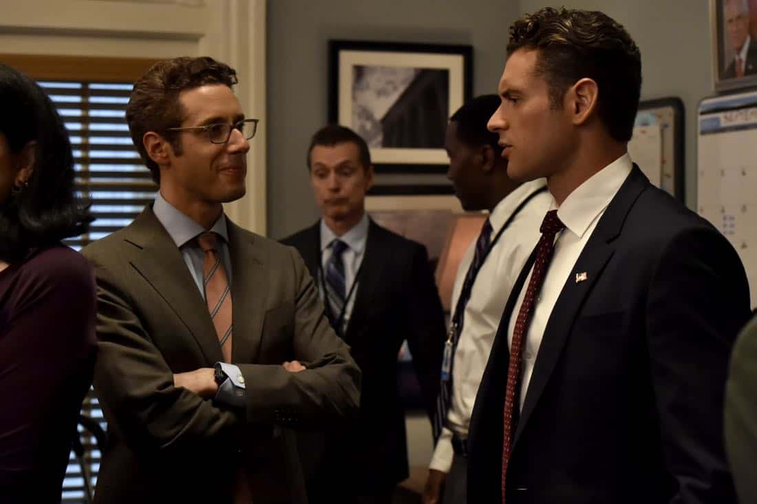 DESIGNATED SURVIVOR - "One Year In" - In the season two premiere episode of ABC's hit drama "Designated Survivor," Kiefer Sutherland returns as President Tom Kirkman. Now, one year into office, Kirkman is a Commander-in-Chief determined to rebuild the Capitol and capture the terrorists behind the catastrophic attack on the United States. When Ukrainian nationalists hijack a Russian Air flight, the president is faced with a hostage situation in which his diplomatic skills are put to the test, on "Designated Survivor," airing WEDNESDAY, SEPTEMBER 27 (10:00-11:00 p.m. EDT). (ABC/Ben Mark Holzberg)