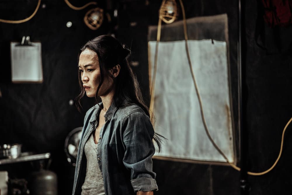Z NATION -- Season:4 -- Pictured: Sydney Viengluang as Dr. Sun Mei -- (Photo by: Daniel Sawyer Schaefer/Go2 Z 4/Syfy)