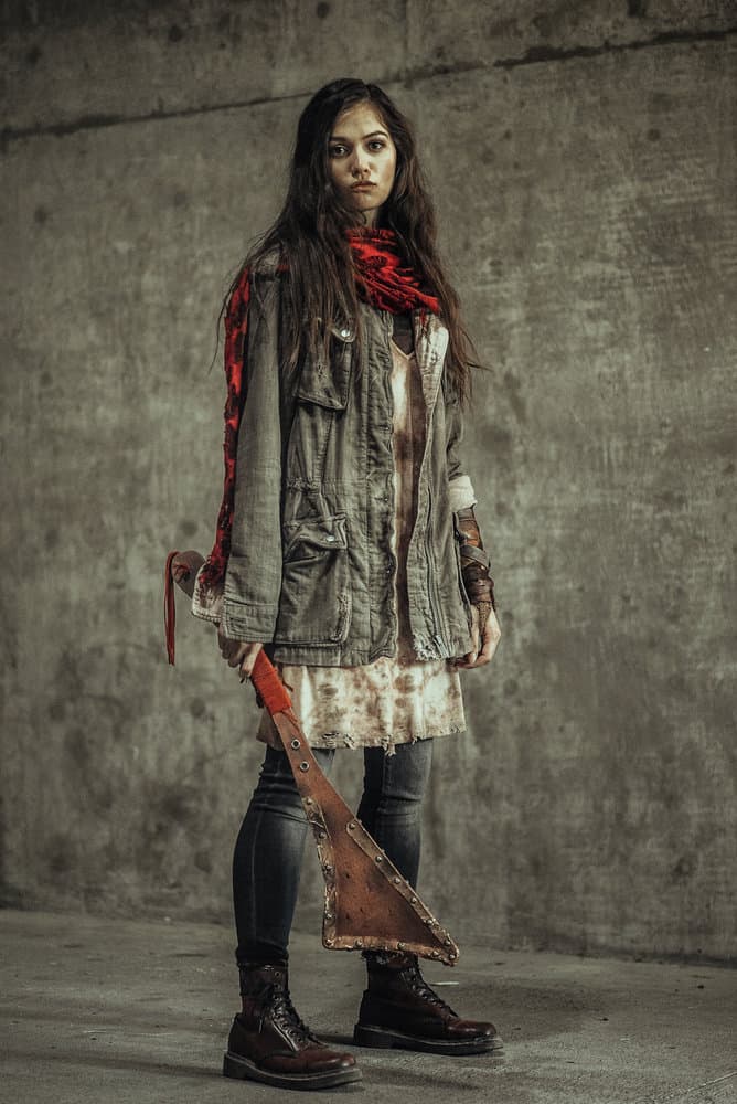 Z NATION -- Season:4 -- Pictured: Natalie Taye as Red -- (Photo by: Daniel Sawyer Schaefer/Go2 Z 4/Syfy)