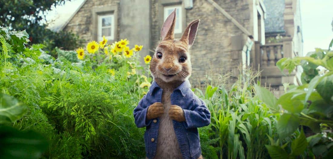 Peter Rabbit (James Corden) in Columbia Pictures' PETER RABBIT. Peter Rabbit (James Corden) in Columbia Pictures' PETER RABBIT.