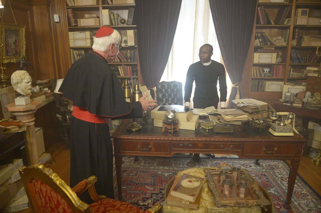 THE EXORCIST: L-R: Guest star Philip Craig and Kurt Egyiawan in the "Safe as Houses" episode of THE EXORCIST airing Friday, Oct. 5 (9:01-10:00 PM ET/PT) on FOX. ©2017 Fox Broadcasting Co. Cr: Sergei Bachlakov/FOX THE EXORCIST: L-R: Guest star Philip Craig and Kurt Egyiawan in the "Safe as Houses" episode of THE EXORCIST airing Friday, Oct. 5 (9:01-10:00 PM ET/PT) on FOX. ©2017 Fox Broadcasting Co. Cr: Sergei Bachlakov/FOX