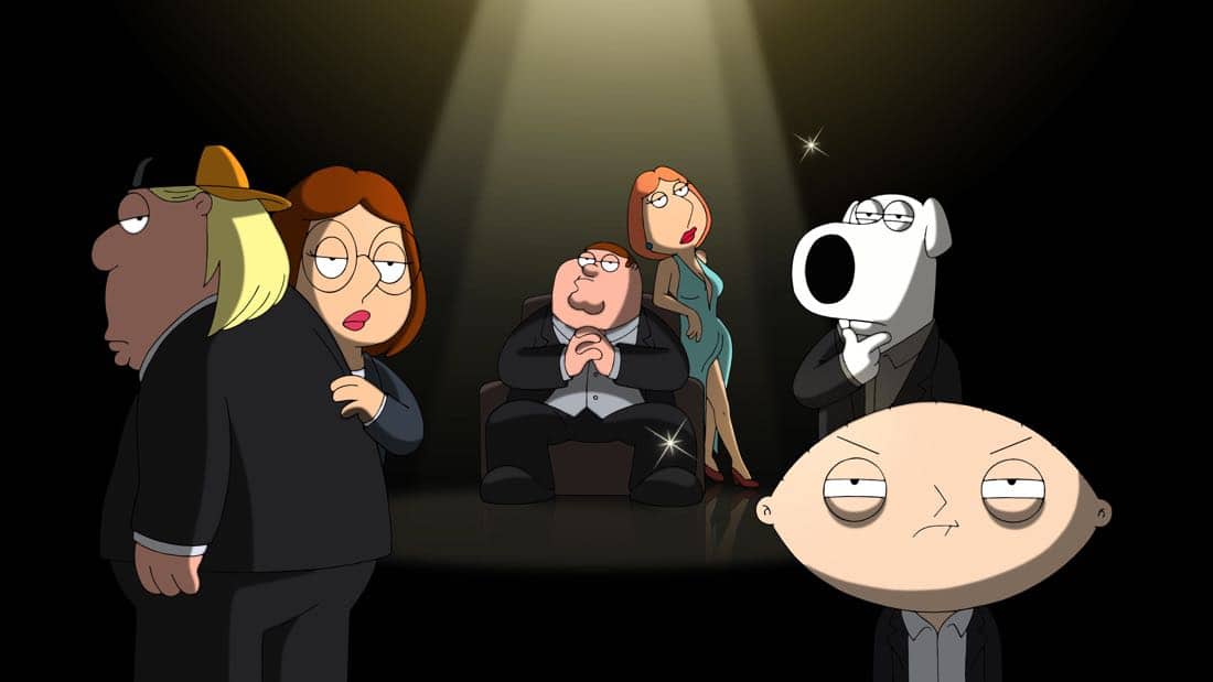 FAMILY GUY: Tired of not winning an Emmy, Peter embarks on his own For Your Consideration campaign for FAMILY GUY in the “Emmy-Winning Episode" episode of FAMILY GUY airing Sunday, Oct. 1 (9:00-9:30 PM ET/PT) on FOX. FAMILY GUY ™ and © 2017 TCFFC ALL RIGHTS RESERVED. CR: FOX