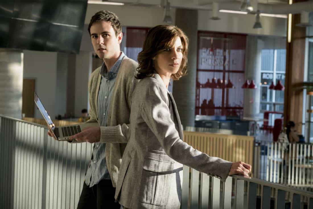 "Pilot" -- Pictured: Blake Lee as Josh Novak and Natalia Tena as Sara Morton. Visionary tech innovator Jeffrey Tanner creates a cutting-edge crowdsourcing platform to solve his daughter's murder, and revolutionize crime solving in the process, on the series premiere of the new drama WISDOM OF THE CROWD, Sunday, Oct. 1 (8:30-9:30 PM, ET/PT), on the CBS Television Network. Jeremy Piven, Richard T. Jones, Natalia Tena, Monica Potter, Blake Lee and Jake Matthews star. Photo: Cate Cameron/CBS é2017 CBS Broadcasting, Inc. All Rights Reserved. "Pilot" -- Pictured: Blake Lee as Josh Novak and Natalia Tena as Sara Morton. Visionary tech innovator Jeffrey Tanner creates a cutting-edge crowdsourcing platform to solve his daughter's murder, and revolutionize crime solving in the process, on the series premiere of the new drama WISDOM OF THE CROWD, Sunday, Oct. 1 (8:30-9:30 PM, ET/PT), on the CBS Television Network. Jeremy Piven, Richard T. Jones, Natalia Tena, Monica Potter, Blake Lee and Jake Matthews star. Photo: Cate Cameron/CBS é2017 CBS Broadcasting, Inc. All Rights Reserved.