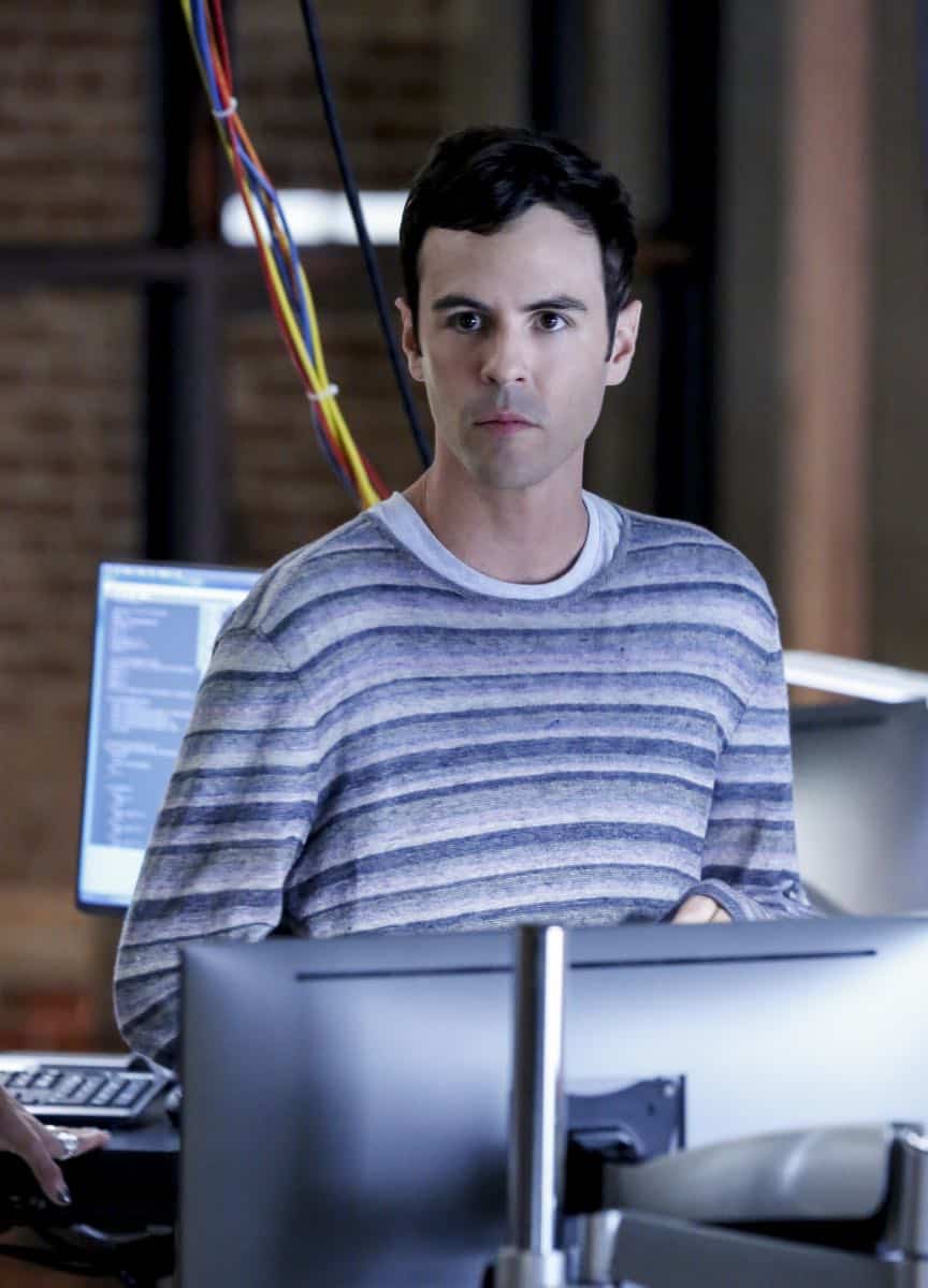 "In The Wild" -- Pictured: Blake Lee as Josh Novak. A user of Sophe, the cutting-edge crowdsourcing platform, uploads new footage of Jeffrey Tanner's daughter, Mia, being strong-armed by an unknown man five months prior to her murder. Also, Tanner enlists Sophe to help with Cavanaugh's case of a missing teenager, on WISDOM OF THE CROWD, Sunday, Oct. 8 (8:00-9:00 PM, ET/PT), on the CBS Television Network. Photo: Robert Voets/CBS é2017 CBS Broadcasting, Inc. All Rights Reserved.