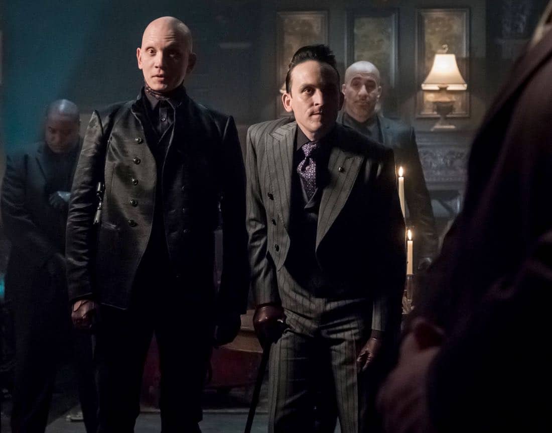 GOTHAM: Robin Lord Taylor in the “A Dark Knight: The Demon’s Head” episode of GOTHAM airing Thursday, Oct. 12 (8:00-9:01 PM ET/PT) on FOX. CR: Jeff Neumann/FOX GOTHAM: Robin Lord Taylor in the “A Dark Knight: The Demon’s Head” episode of GOTHAM airing Thursday, Oct. 12 (8:00-9:01 PM ET/PT) on FOX. CR: Jeff Neumann/FOX