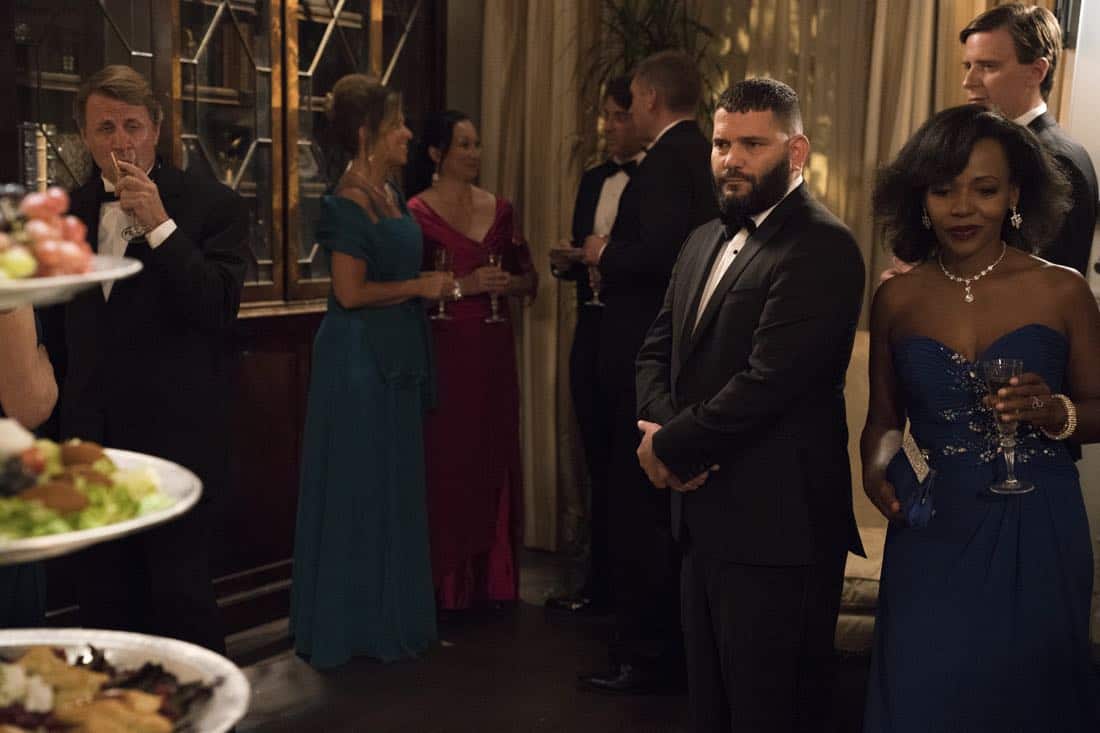 SCANDAL - "Pressing the Flesh" - President Mellie Grant hosts a state dinner for President Rashad of Bashran in a first step toward peace in the Middle East, and in case Mellie's charm alone doesn't work, Olivia secretly puts Jake to work so that they are armed with a back-up plan. Meanwhile, the team at Quinn Perkins & Associates attends the party in hopes to gain more high-profile clientele, on "Scandal," airing THURSDAY, OCTOBER 12 (9:00-10:00 p.m. EDT), on The ABC Television Network. (ABC/Mitch Haaseth) GUILLERMO DIAZ