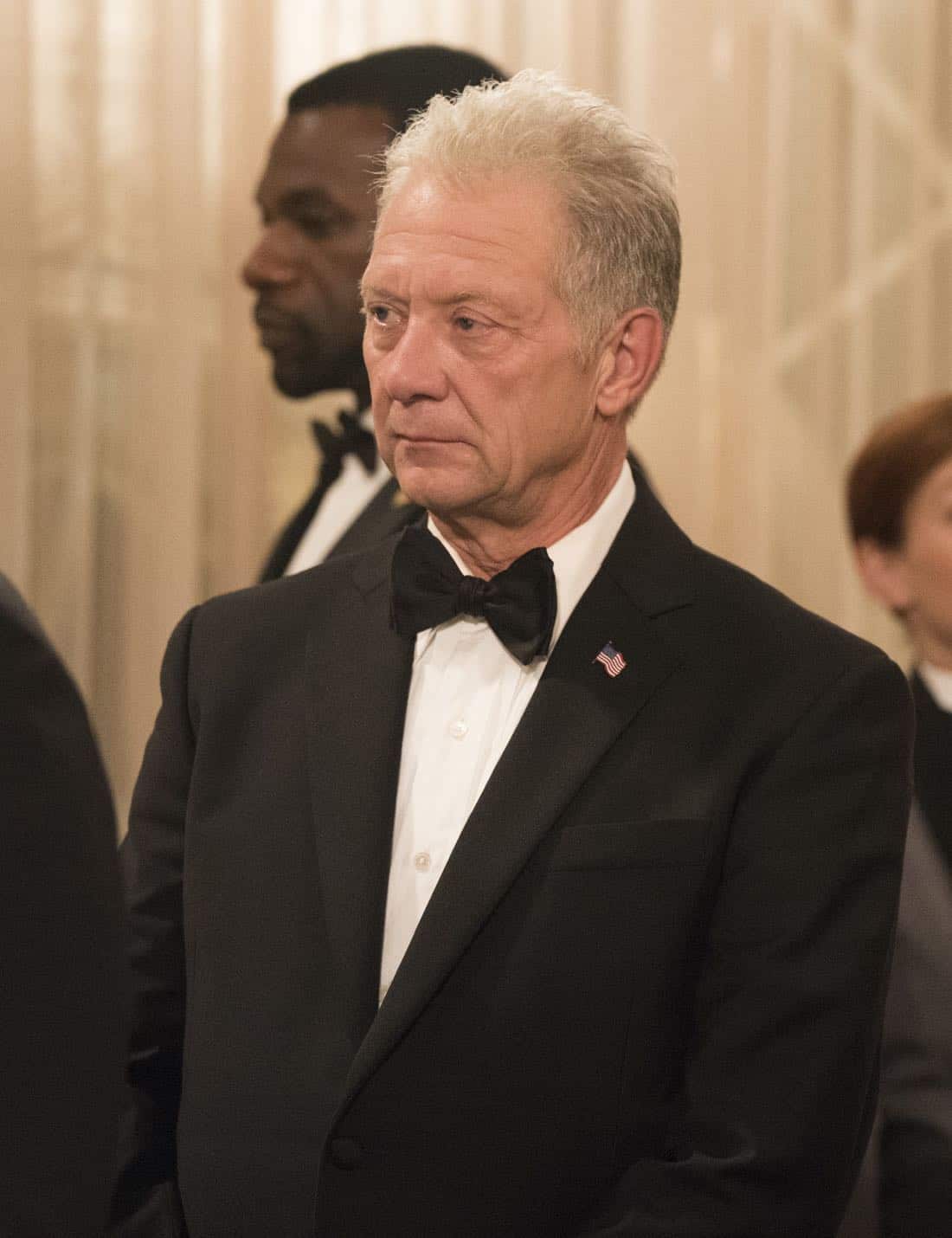 SCANDAL - "Pressing the Flesh" - President Mellie Grant hosts a state dinner for President Rashad of Bashran in a first step toward peace in the Middle East, and in case Mellie's charm alone doesn't work, Olivia secretly puts Jake to work so that they are armed with a back-up plan. Meanwhile, the team at Quinn Perkins & Associates attends the party in hopes to gain more high-profile clientele, on "Scandal," airing THURSDAY, OCTOBER 12 (9:00-10:00 p.m. EDT), on The ABC Television Network. (ABC/Mitch Haaseth) JEFF PERRY