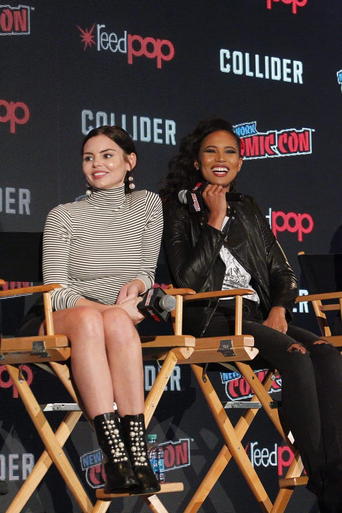 NY COMIC-CON 2017 - SIREN - Freeform’s genre programming was out in full force at this year’s New York Comic Con on Saturday, October 7th with executive producers and cast from the hit series “Shadowhunters,” “Beyond,” and new original series “Siren.” (Freeform/Lou Rocco) ELINE POWELL, FOLA EVANS-AKINGBOLA